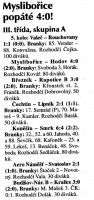 Myslibořice popáté 4:0